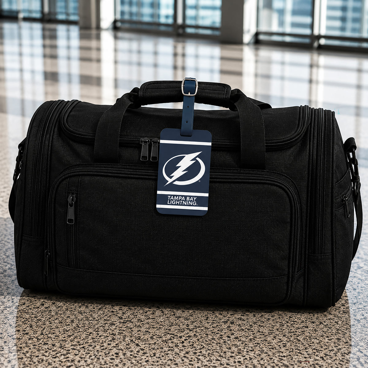 Tampa Bay Lightning plastic golf bag tag by Team Golf, product photo 5