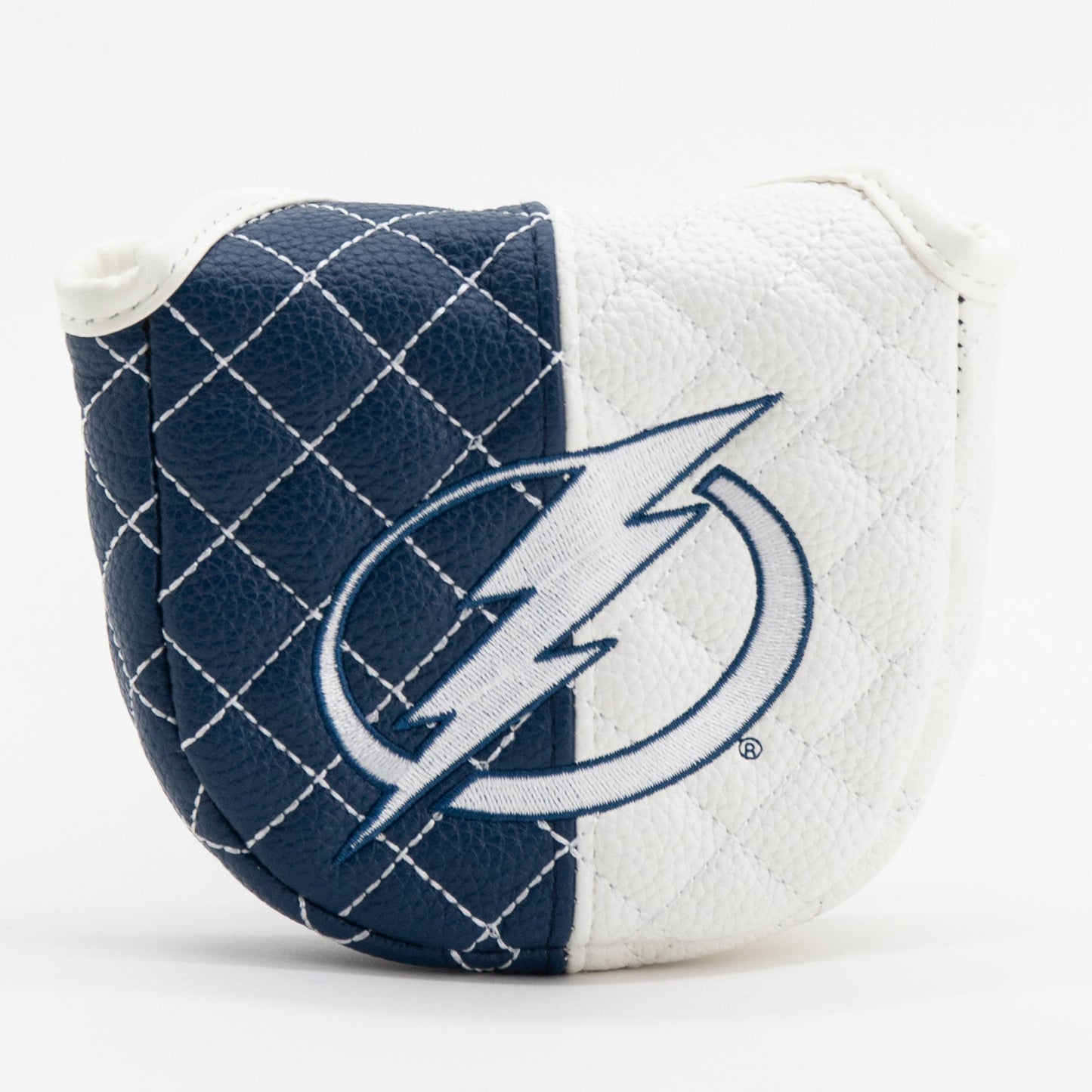Tampa Bay Lightning split mallet putter quilted golf headcover