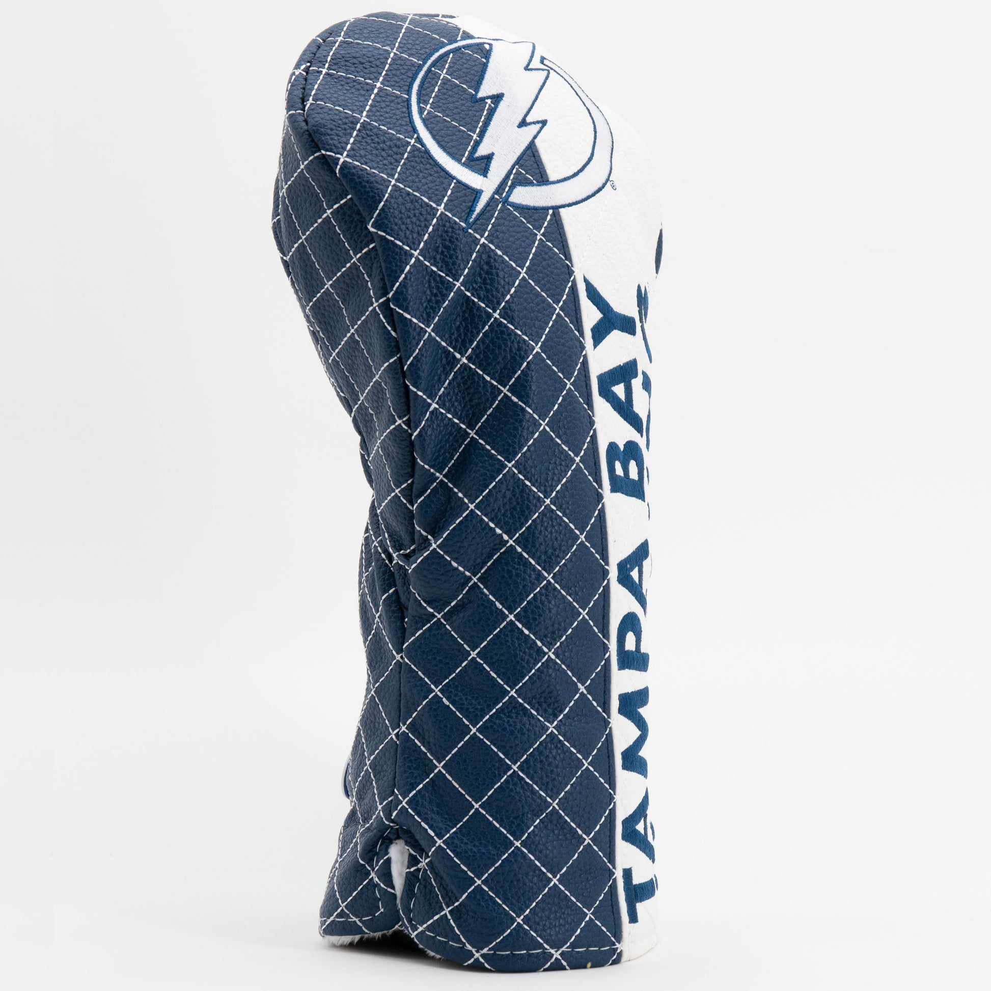 Tampa Bay Lightning split driver quilted golf headcover alternate view