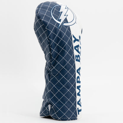 Tampa Bay Lightning split driver quilted golf headcover alternate view