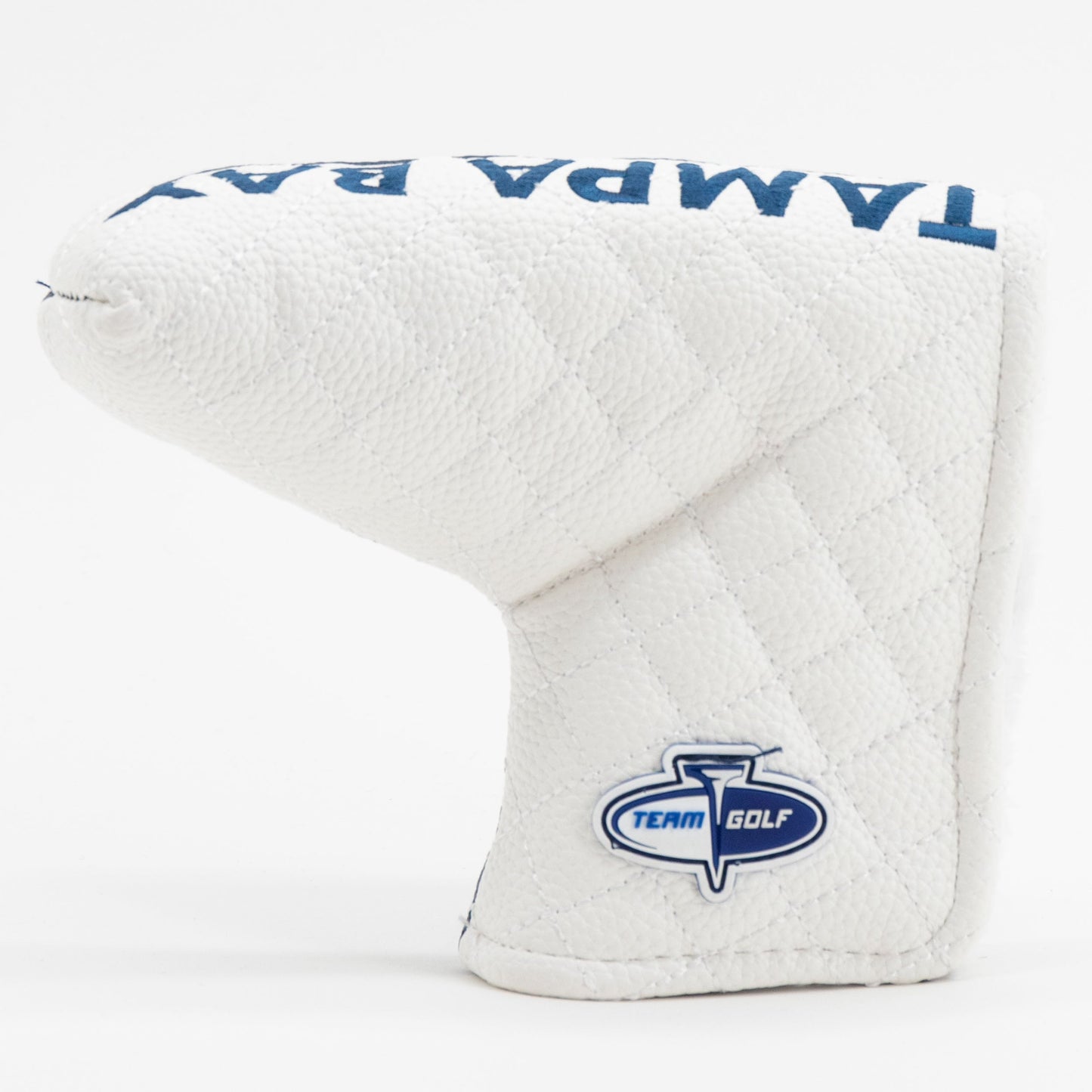 Tampa Bay Lightning split blade putter quilted golf headcover alternate view