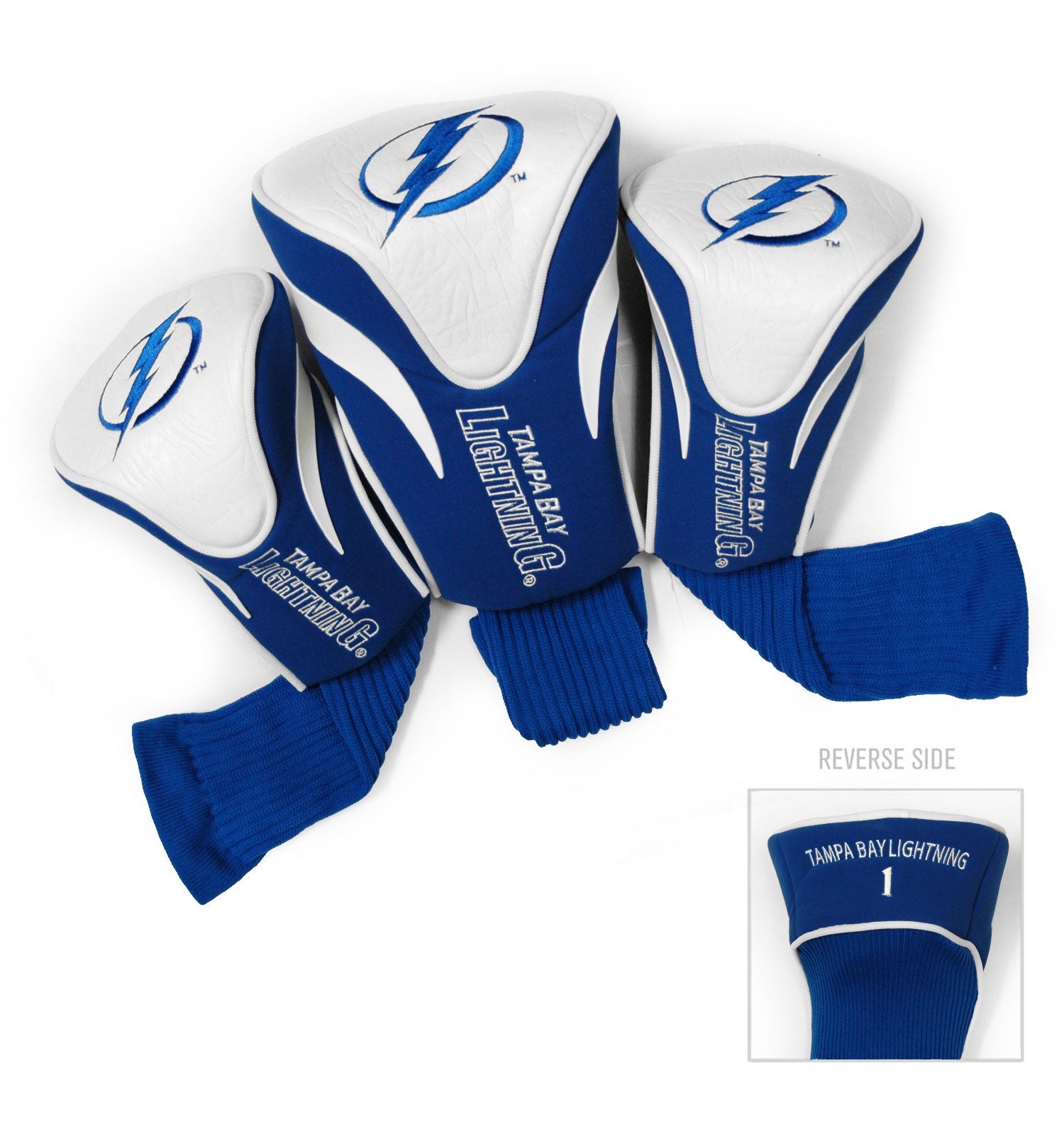 Tampa Bay Lightning 3 Pack Contour Sock Headcovers - Club Rehab