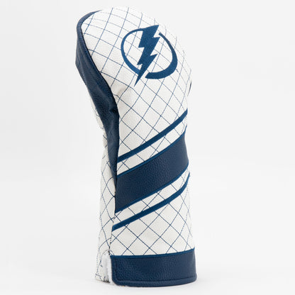 Tampa Bay Lightning stripe driver quilted golf headcover alternate view