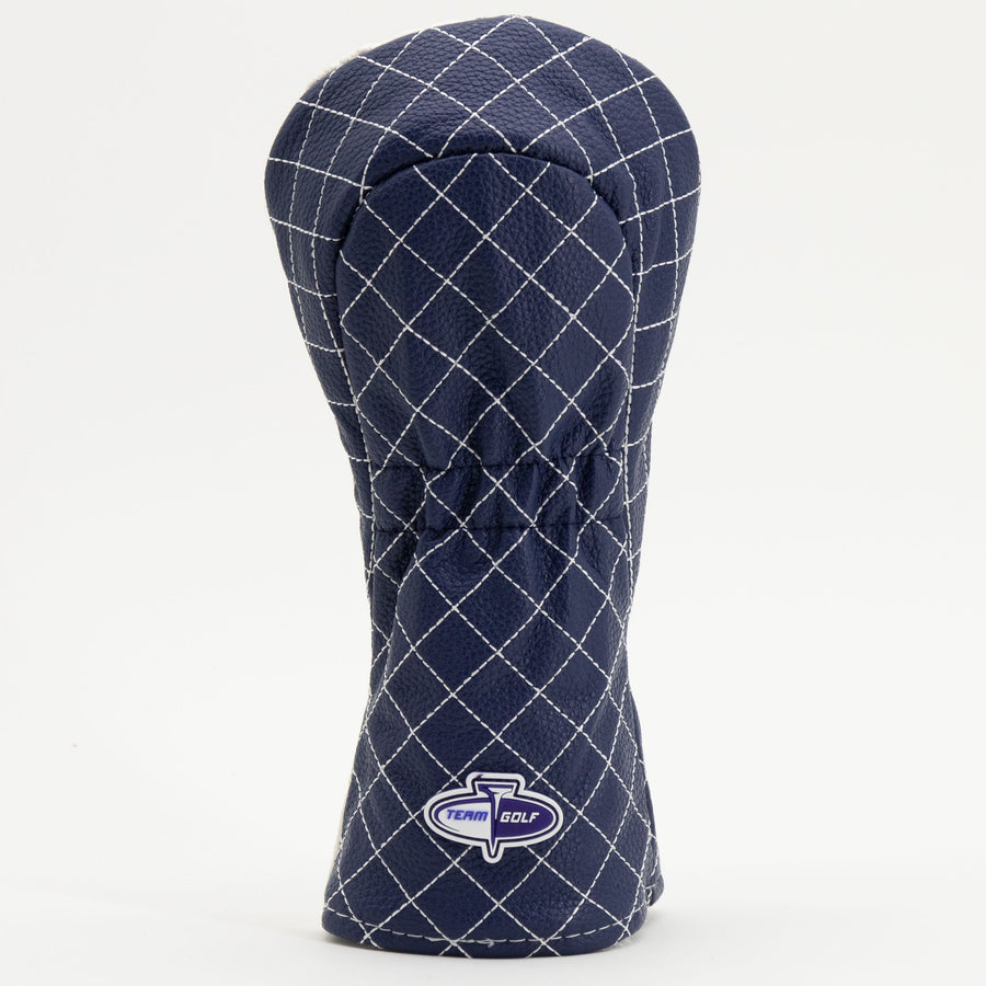 Toronto Maple Leafs split quilted fairway cover, back view
