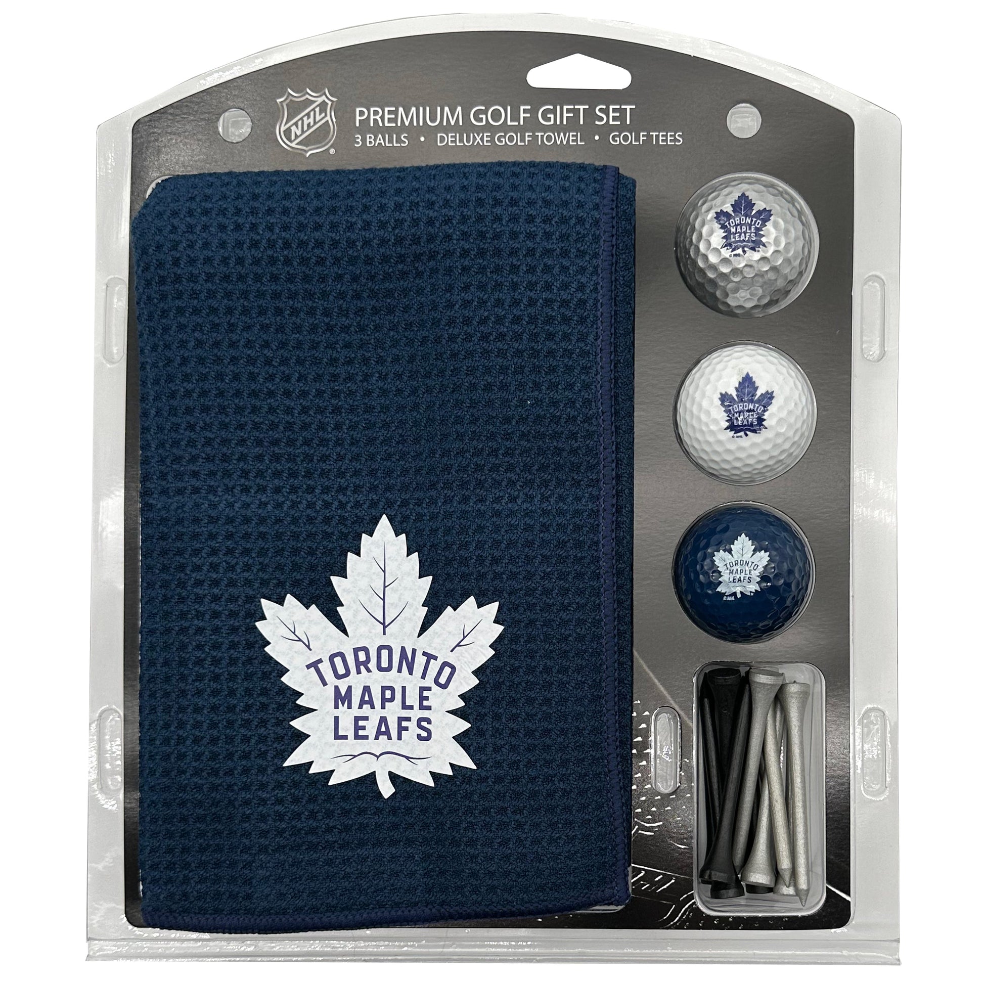 Toronto Maple Leafs Microfiber Towel Golf Gift Set - Club Rehab