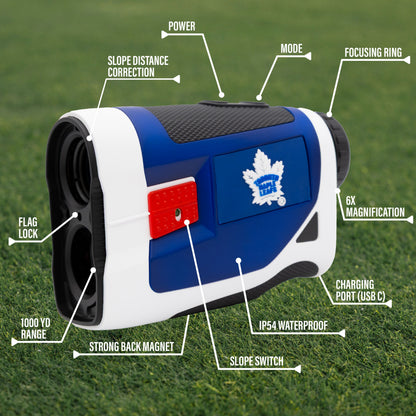 Toronto Maple Leafs Foresight golf rangefinder by Team Golf, view 6