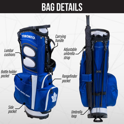 Toronto Maple Leafs Fairway Stand Bag - Image 2 - Club Rehab
