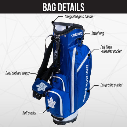Toronto Maple Leafs Fairway Stand Bag - Image 3 - Club Rehab