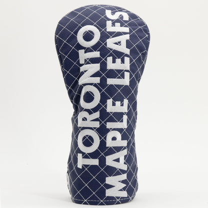 Toronto Maple Leafs Solid Driver quilted headcover, front view