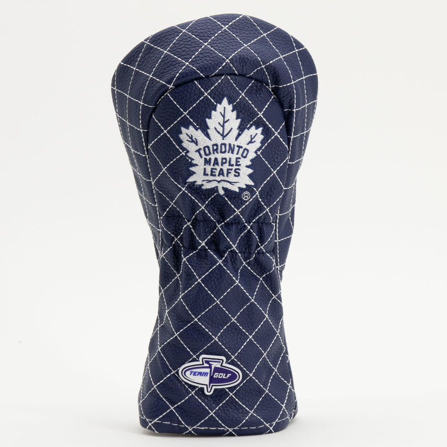 Toronto Maple Leafs solid quilted fairway cover, back view