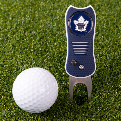 Toronto Maple Leafs Switchblade Divot Tool - Image 2 - Club Rehab