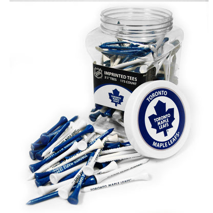 Toronto Maple Leafs 175-count golf tee jar with team-imprinted tees