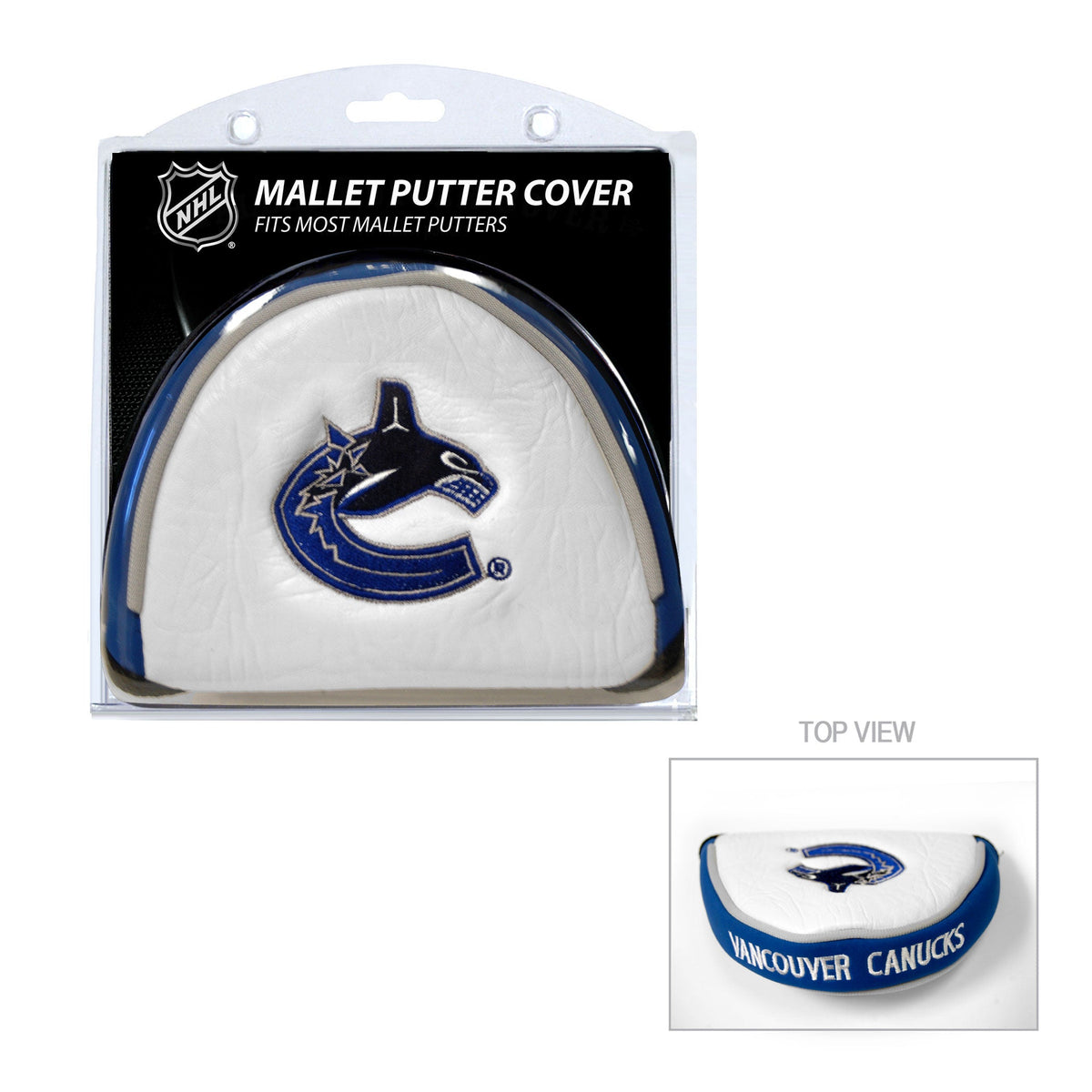 Vancouver Canucks Vintage Embroidered Mallet Putter Headcover
