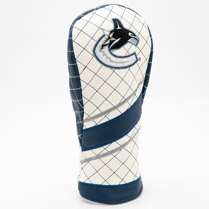 Vancouver Canucks stripe fairway quilted golf headcover alternate view