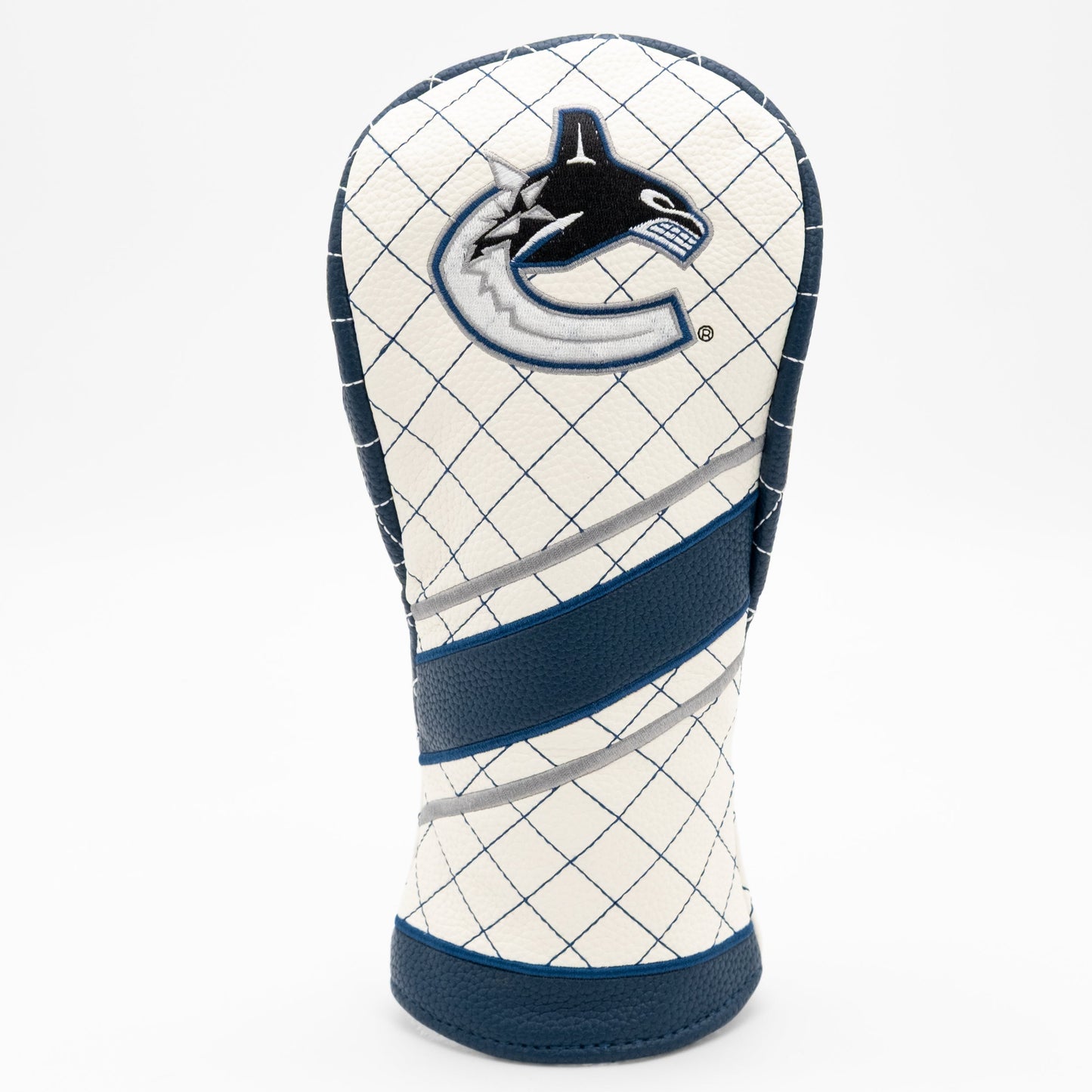 Vancouver Canucks stripe fairway quilted golf headcover