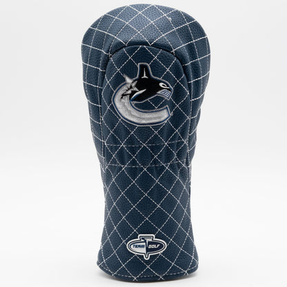 Vancouver Canucks solid fairway quilted golf headcover alternate view