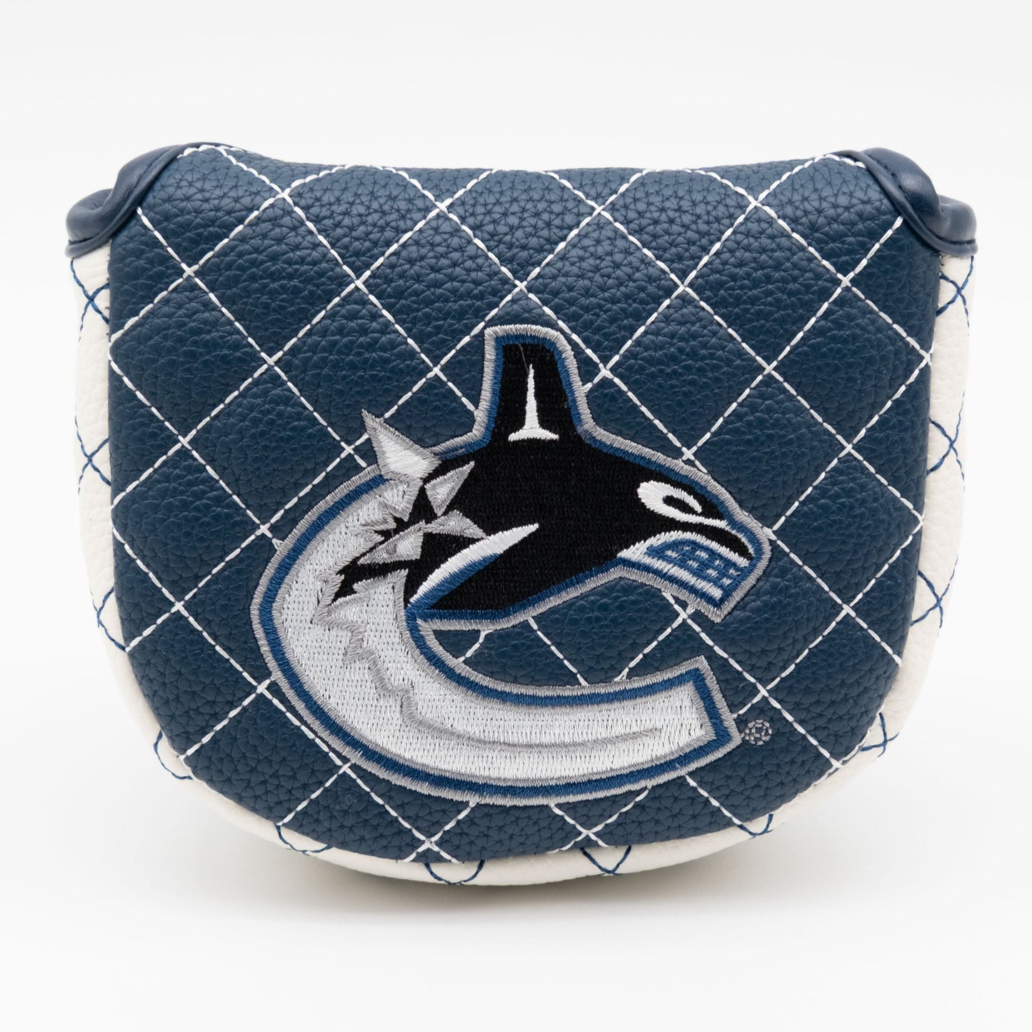 Vancouver Canucks solid mallet putter quilted golf headcover