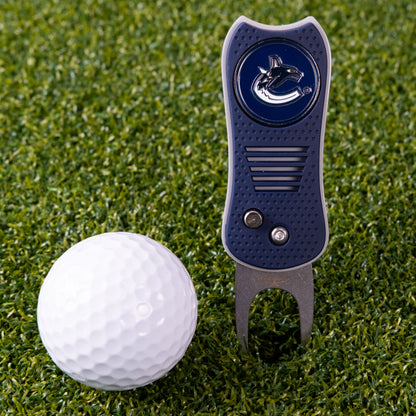 Vancouver Canucks Switchblade Divot Tool - Image 2 - Club Rehab