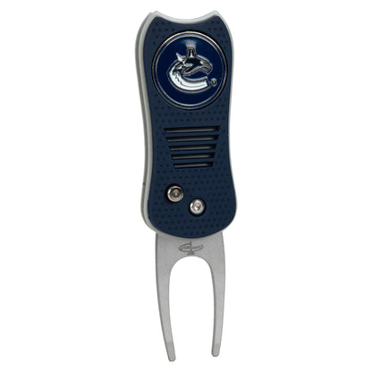 Vancouver Canucks Switchblade Divot Tool - Image 1 - Club Rehab