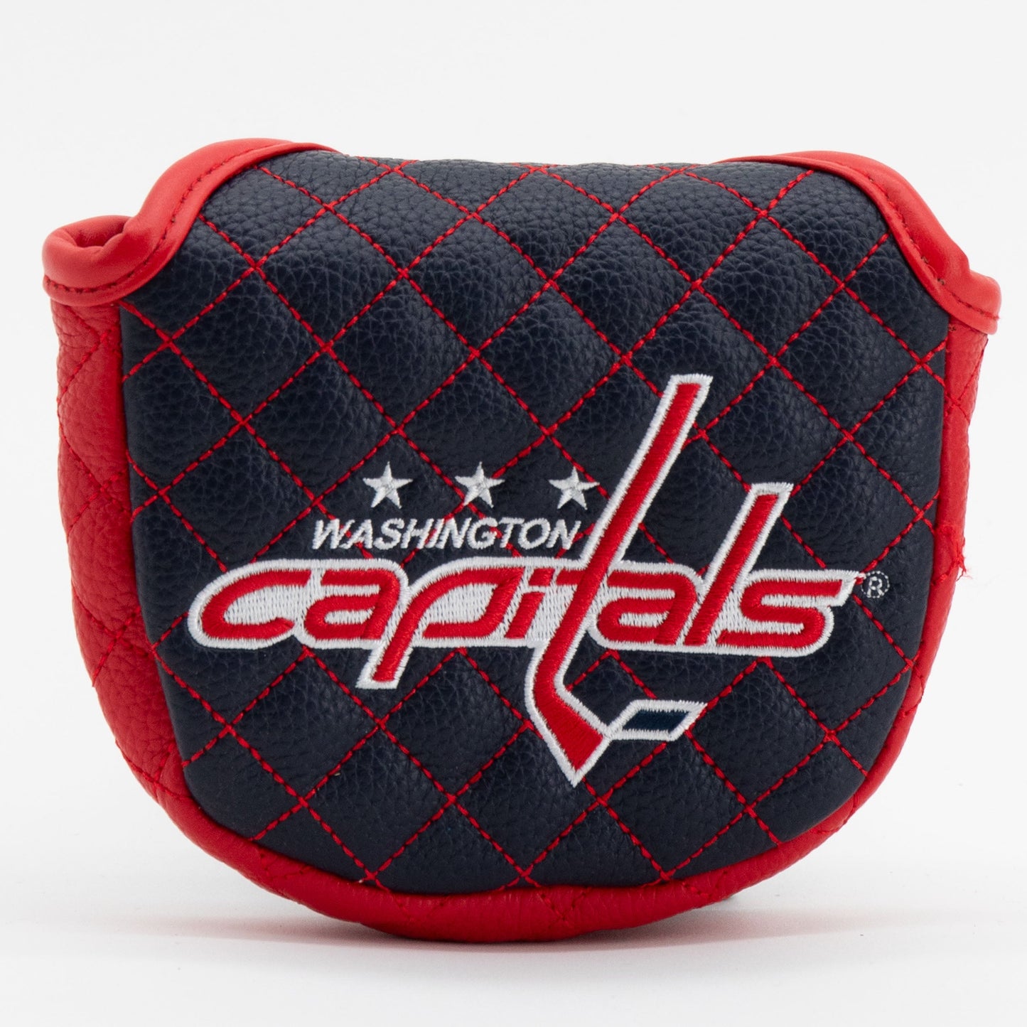 Washington Capitals solid mallet putter quilted golf headcover