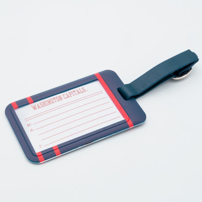 Washington Capitals plastic golf bag tag by Team Golf, product photo 2