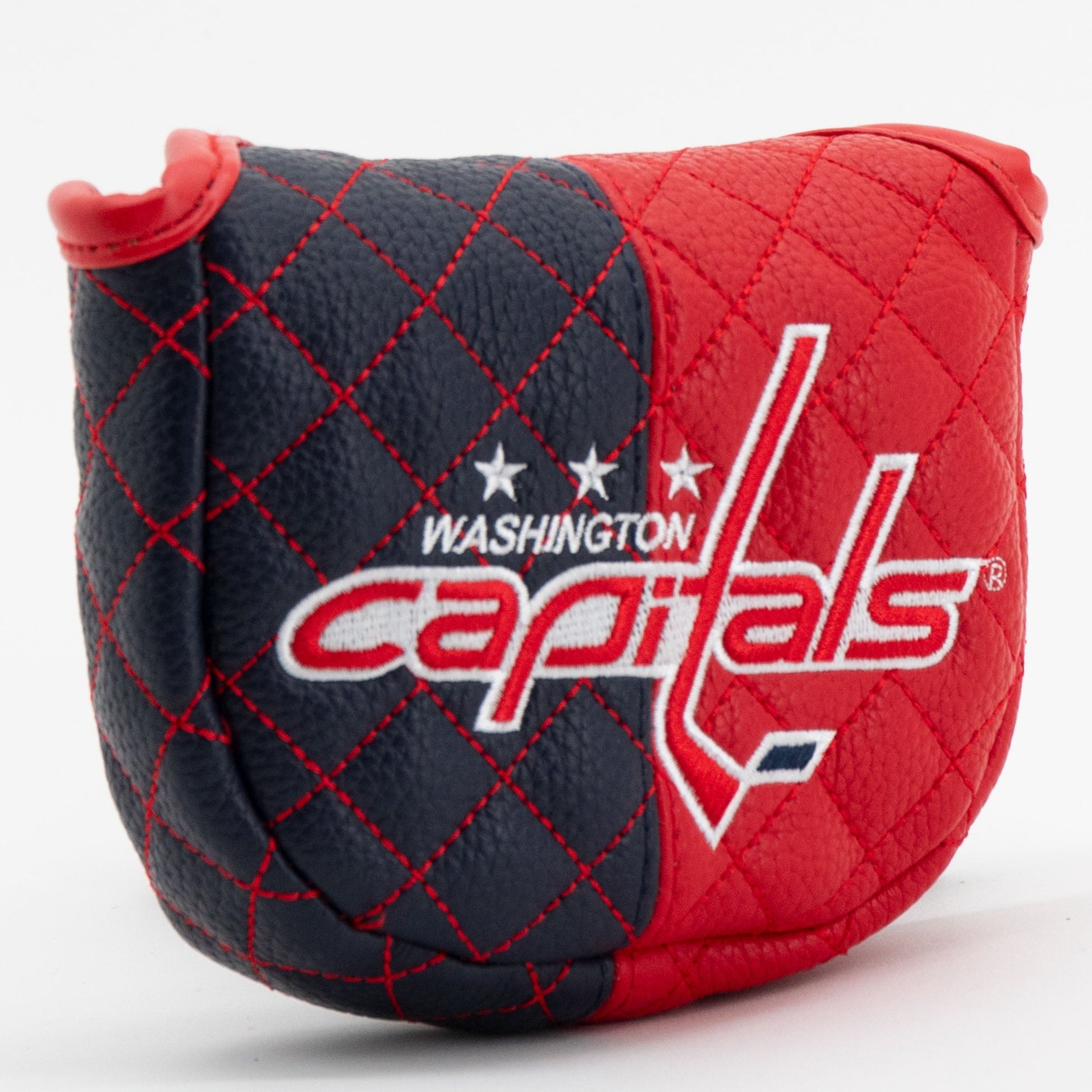 Washington Capitals split mallet putter quilted golf headcover alternate view