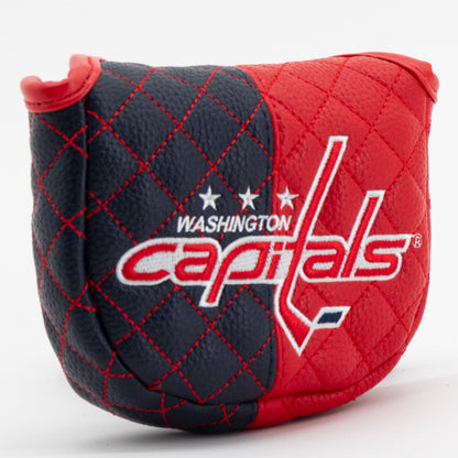 Washington Capitals split mallet putter quilted golf headcover alternate view