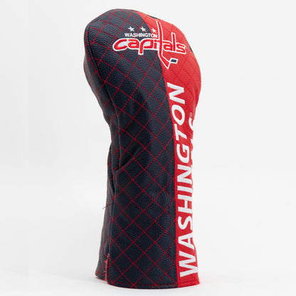Washington Capitals split driver quilted golf headcover alternate view