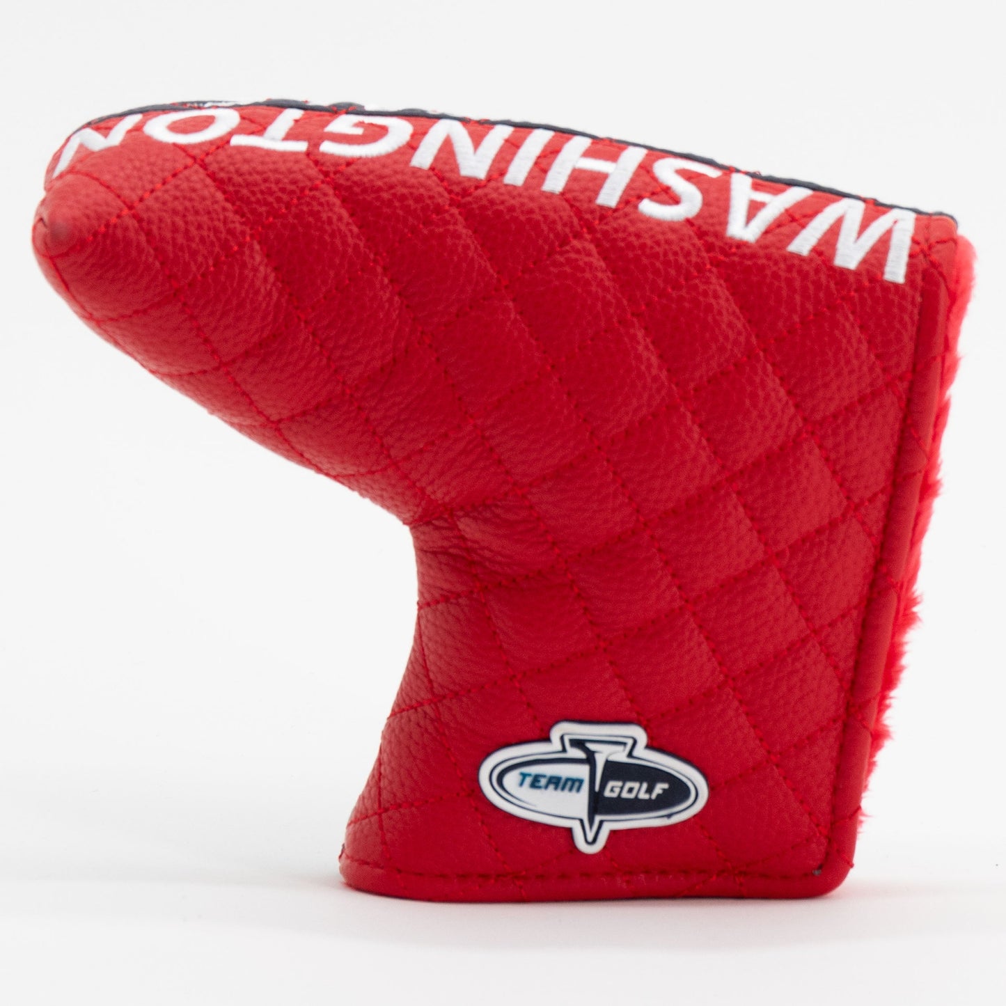 Washington Capitals split blade putter quilted golf headcover alternate view