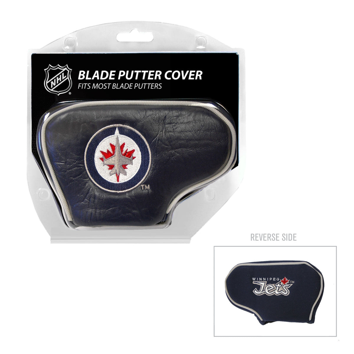 Winnipeg Jets Vintage Embroidered Blade Putter Headcover