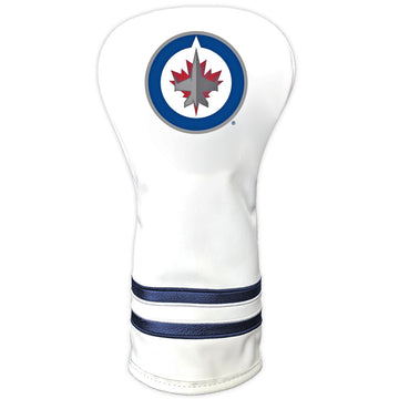 Winnipeg Jets Vintage White Driver-Schlägerhaube mit Aufdruck