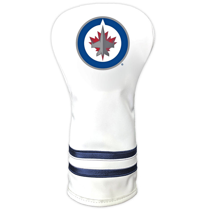 Winnipeg Jets Vintage White Printed Driver Headcover