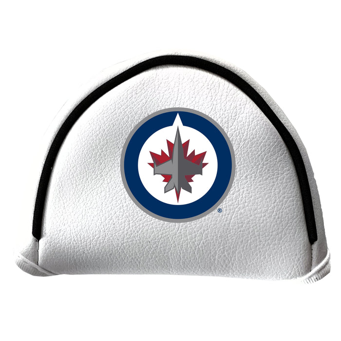 Winnipeg Jets Vintage White Printed Mallet Putter Headcover
