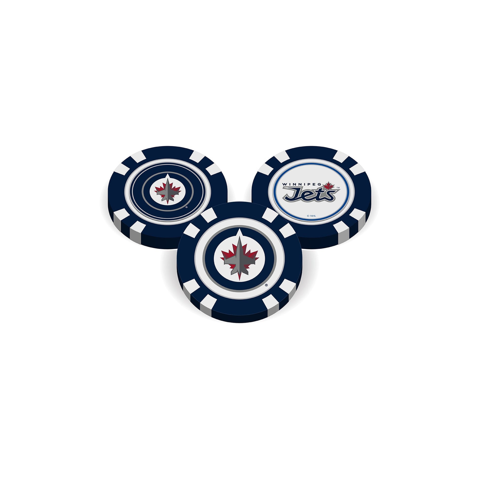 Winnipeg Jets Golf Chip Ball Marker - Club Rehab