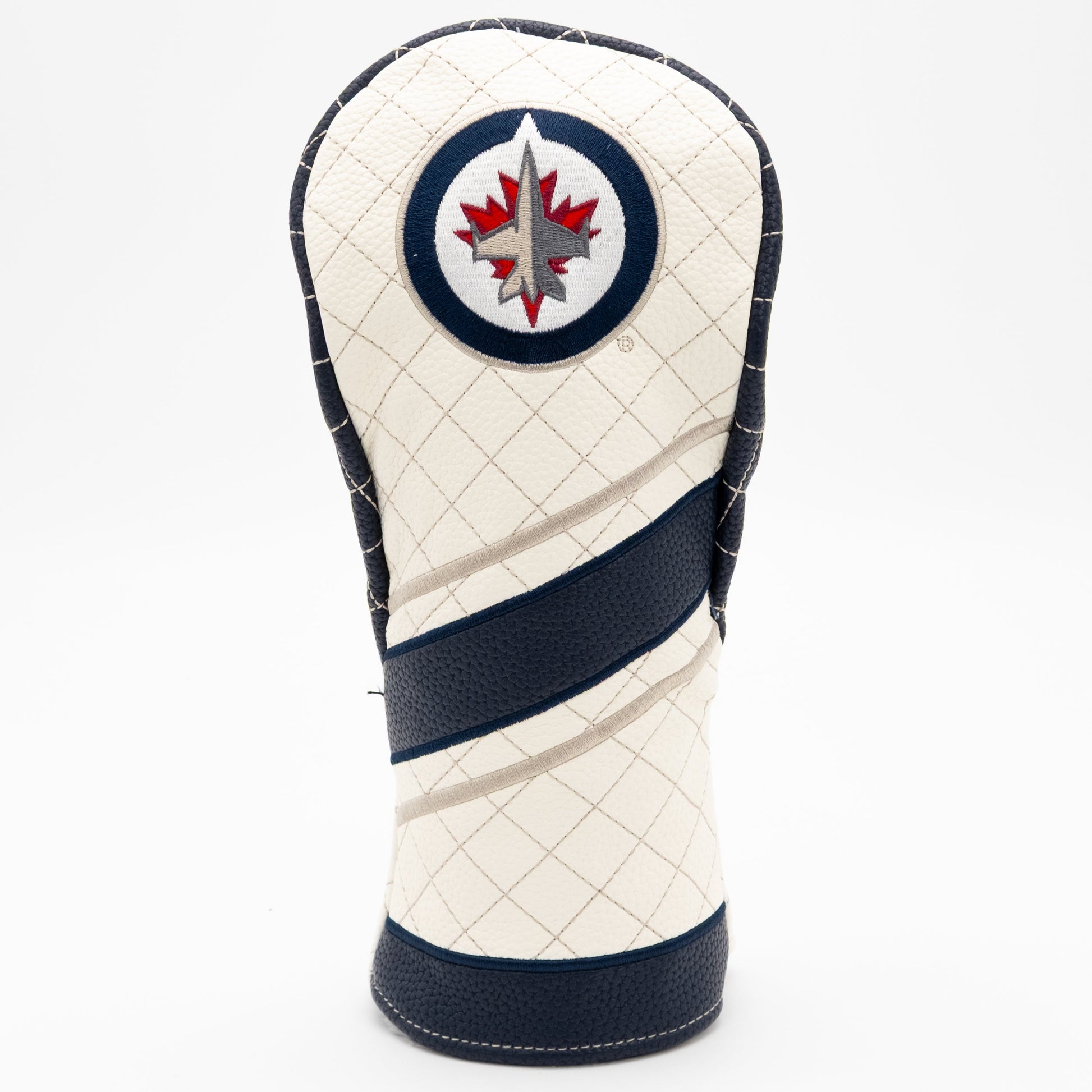 Winnipeg Jets stripe fairway quilted golf headcover