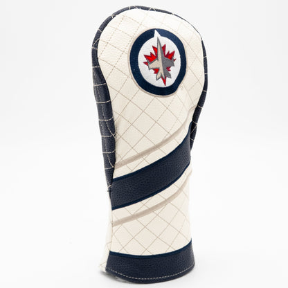 Winnipeg Jets stripe fairway quilted golf headcover alternate view