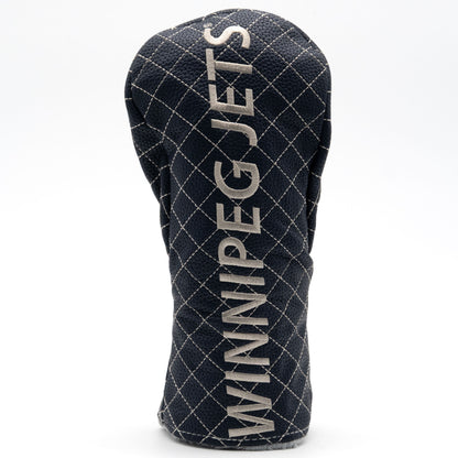 Winnipeg Jets Solid Fairway quilted headcover, front view
