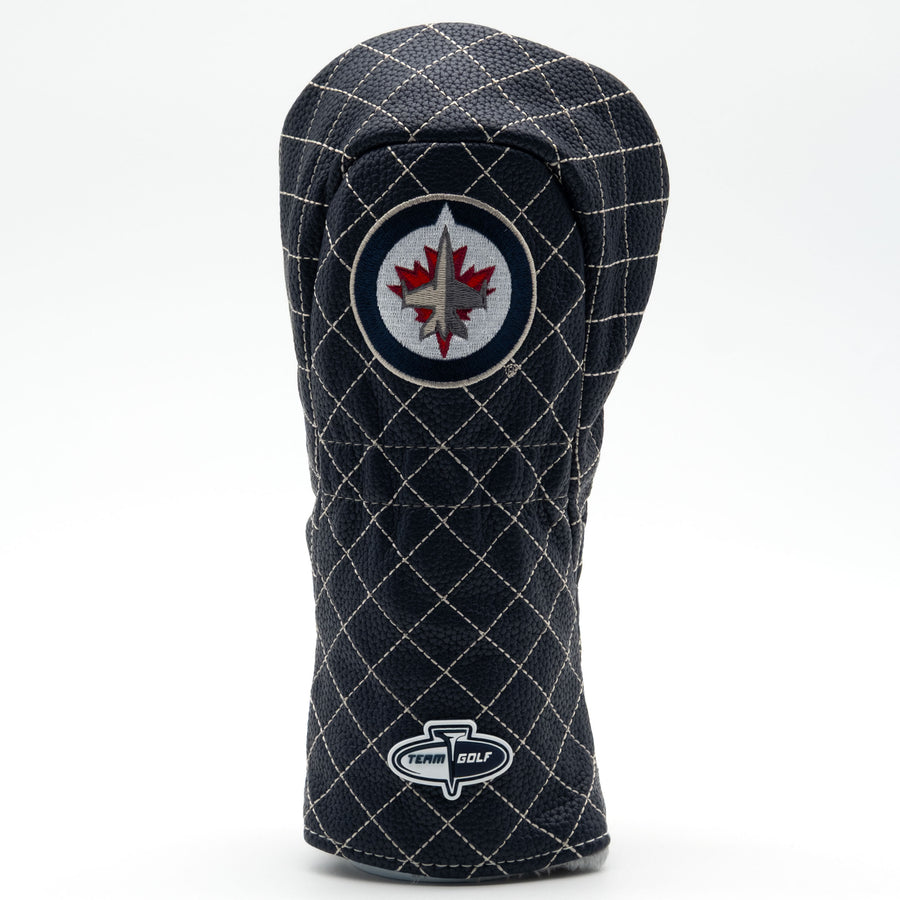 Winnipeg Jets solid quilted fairway cover, back view