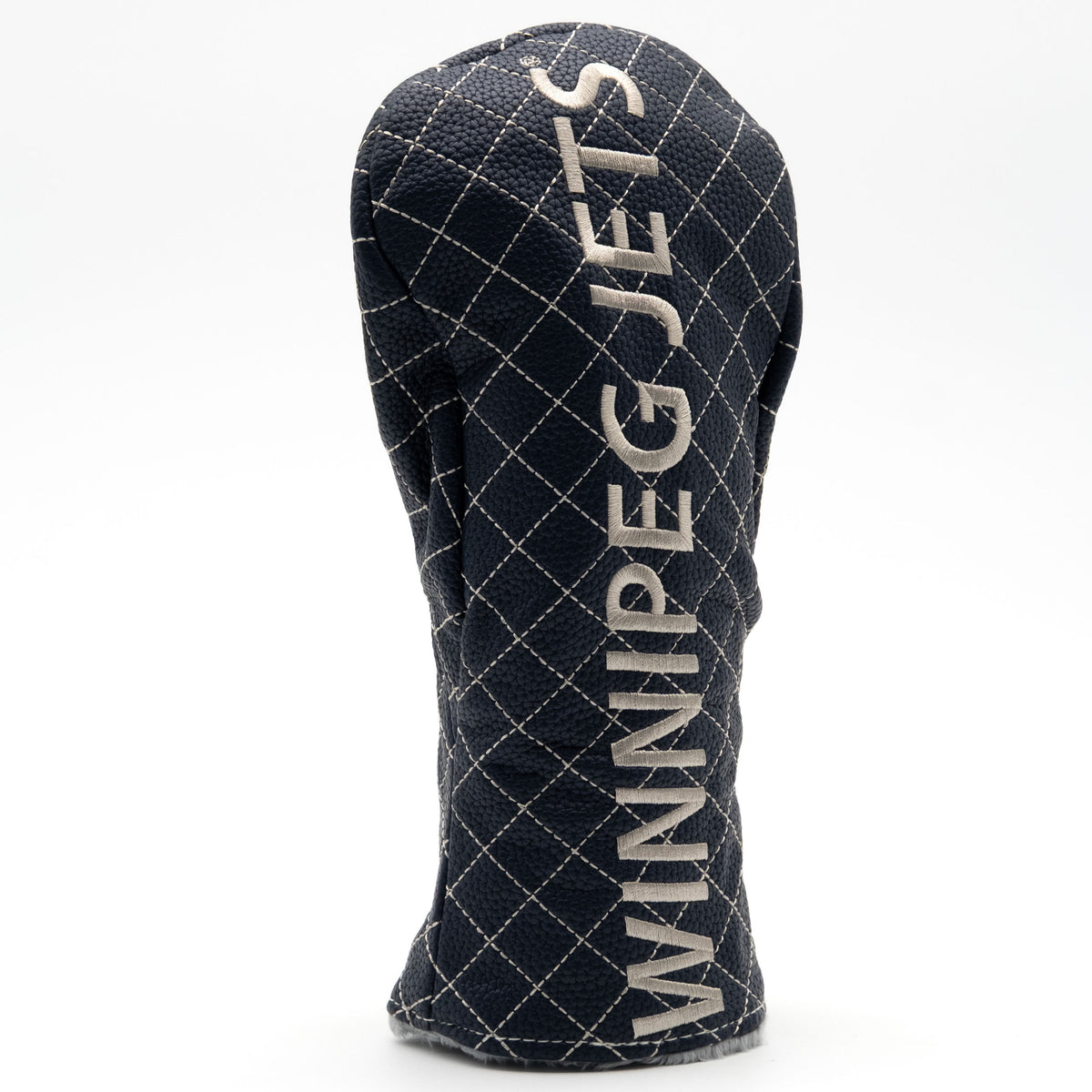 Winnipeg Jets Solid Fairway quilted headcover, angled view