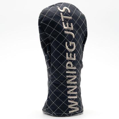 Winnipeg Jets solid fairway quilted golf headcover alternate view