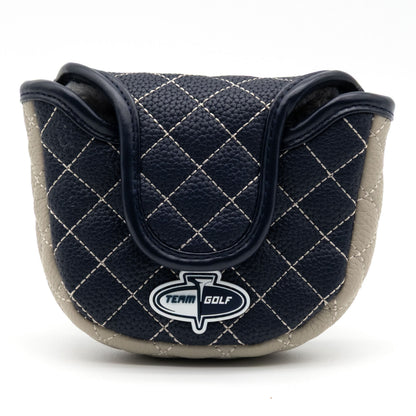 Winnipeg Jets solid mallet putter quilted golf headcover alternate view