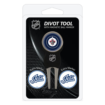 Winnipeg Jets Pitchgabel + 3 Ballmarker
