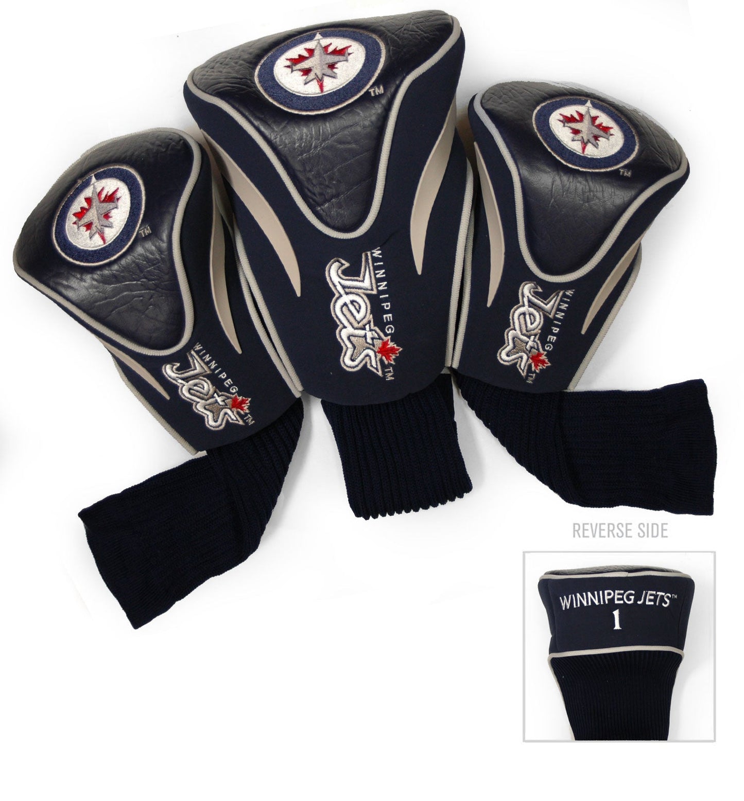 Winnipeg Jets 3 Pack Contour Sock Headcovers - Club Rehab