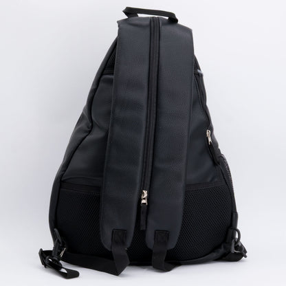 Vegas Golden Knights PU leather backpack by Team Golf, view 2