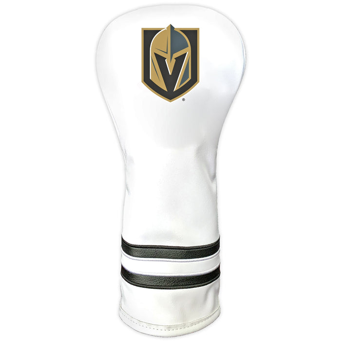 Vegas Golden Knights Vintage White Printed Fairway Headcover