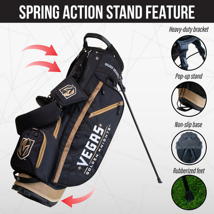 Vegas Golden Knights Fairway Stand Bag - Image 5 - Club Rehab