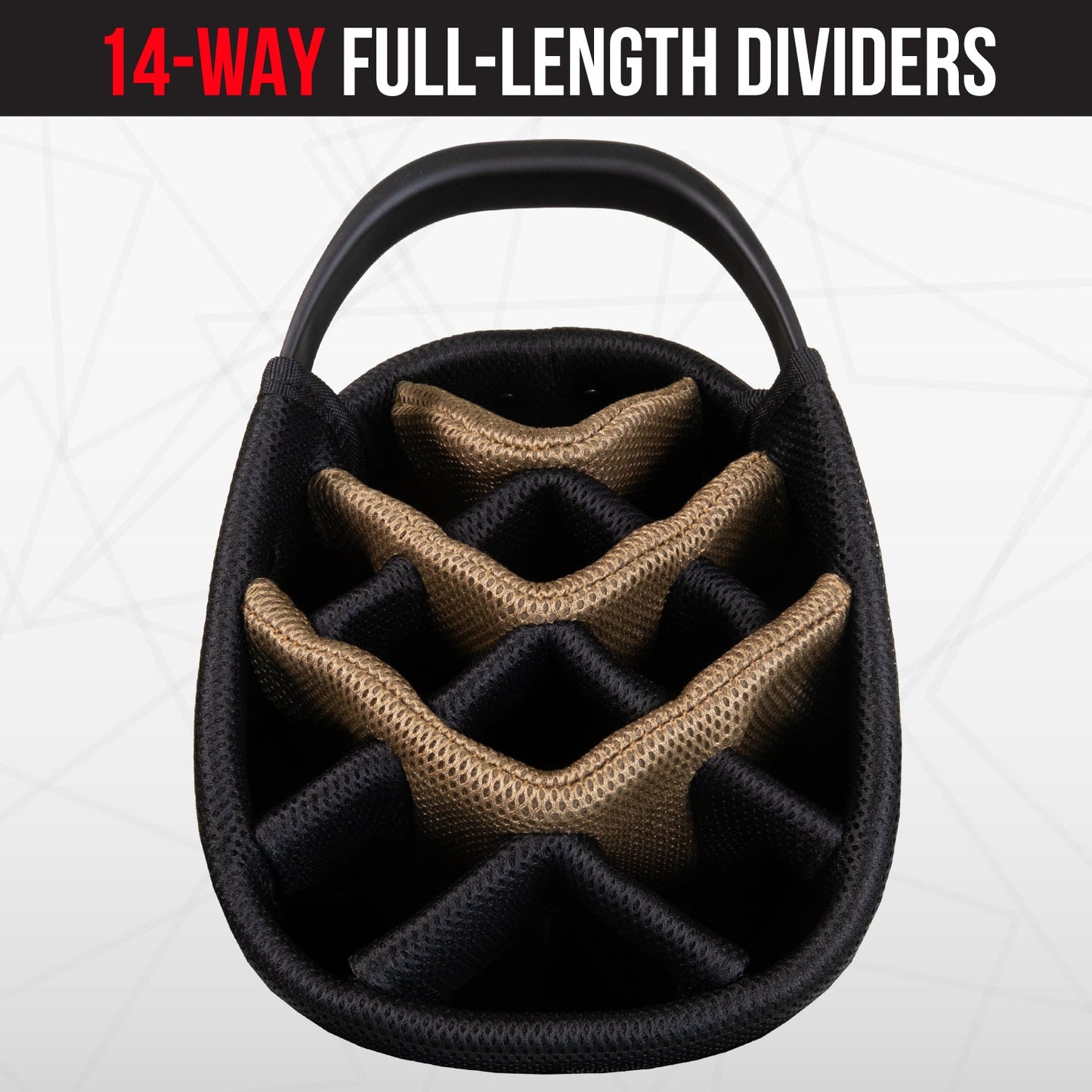 Vegas Golden Knights Fairway Stand Bag - Image 6 - Club Rehab