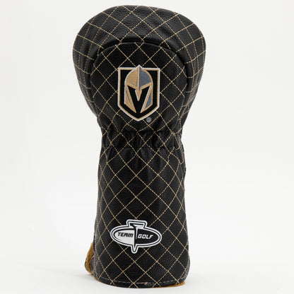 Vegas Golden Knights Solid Driver quilted headcover, back view