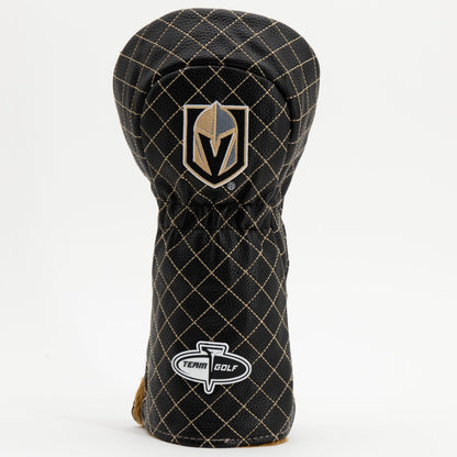 Vegas Golden Knights solid driver quilted golf headcover alternate view