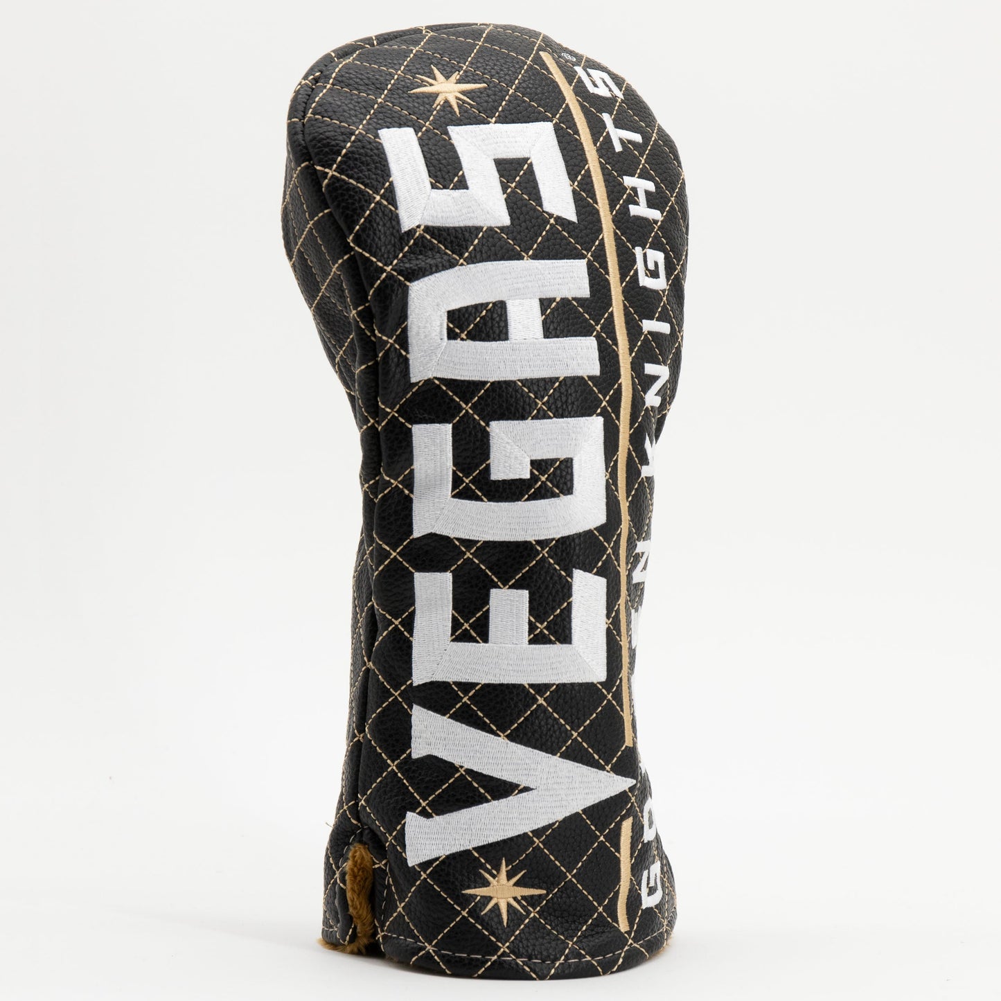 Vegas Golden Knights solid driver quilted golf headcover alternate view